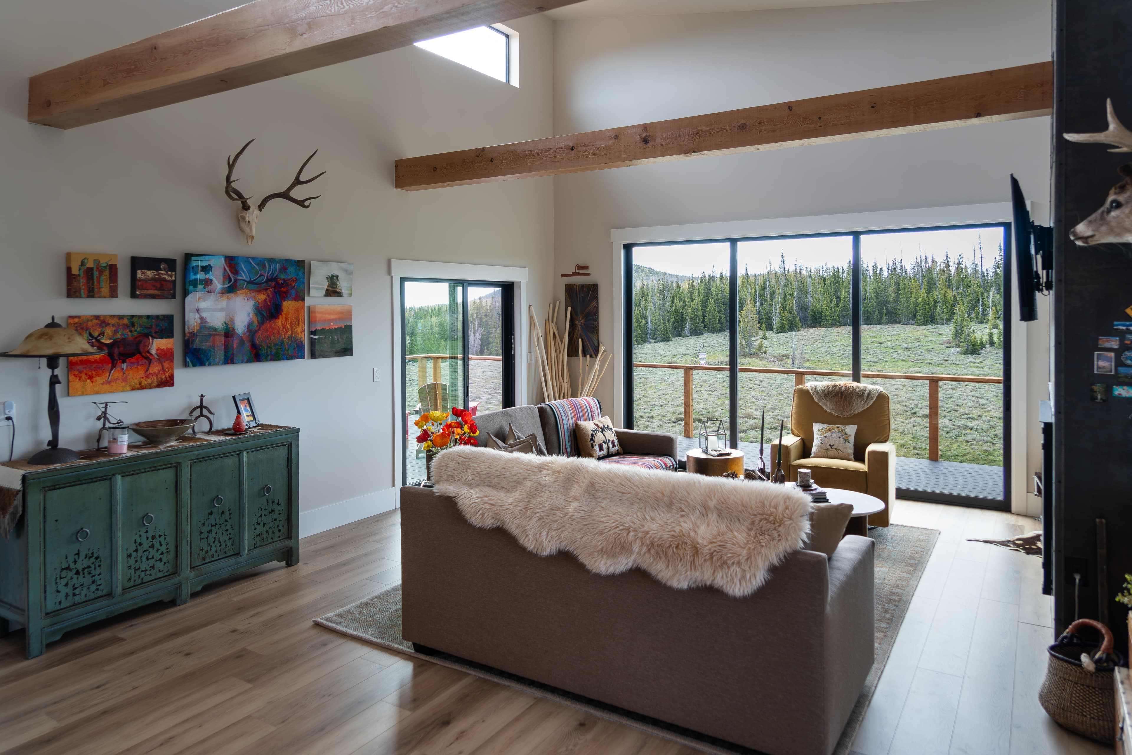 Real estate photography of a luxury home exterior in southern Utah