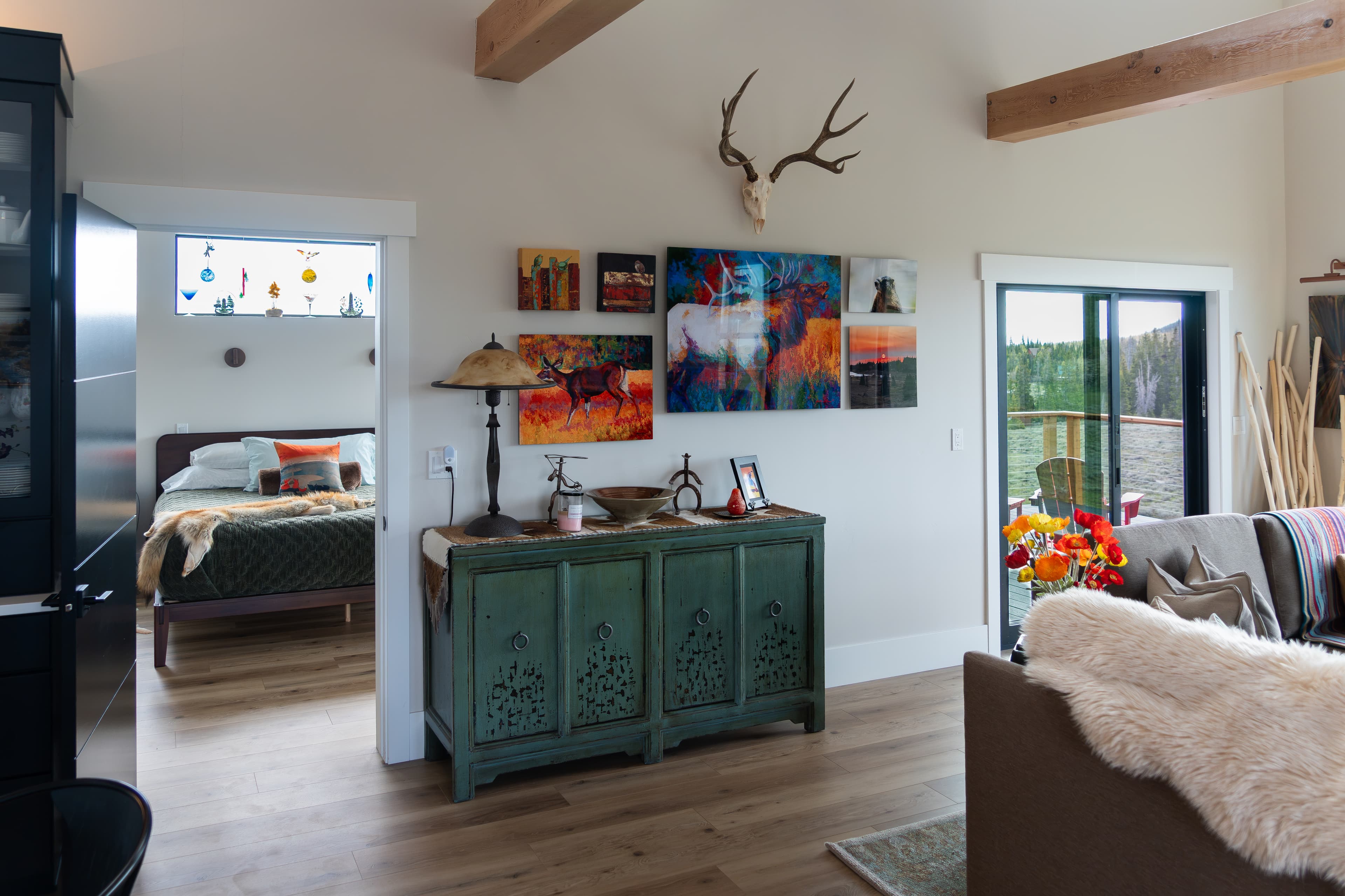 Real estate photography of a luxury home exterior in southern Utah